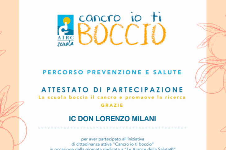 Attestato Airc